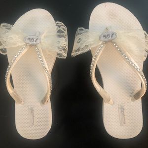 Wedding flip flops
